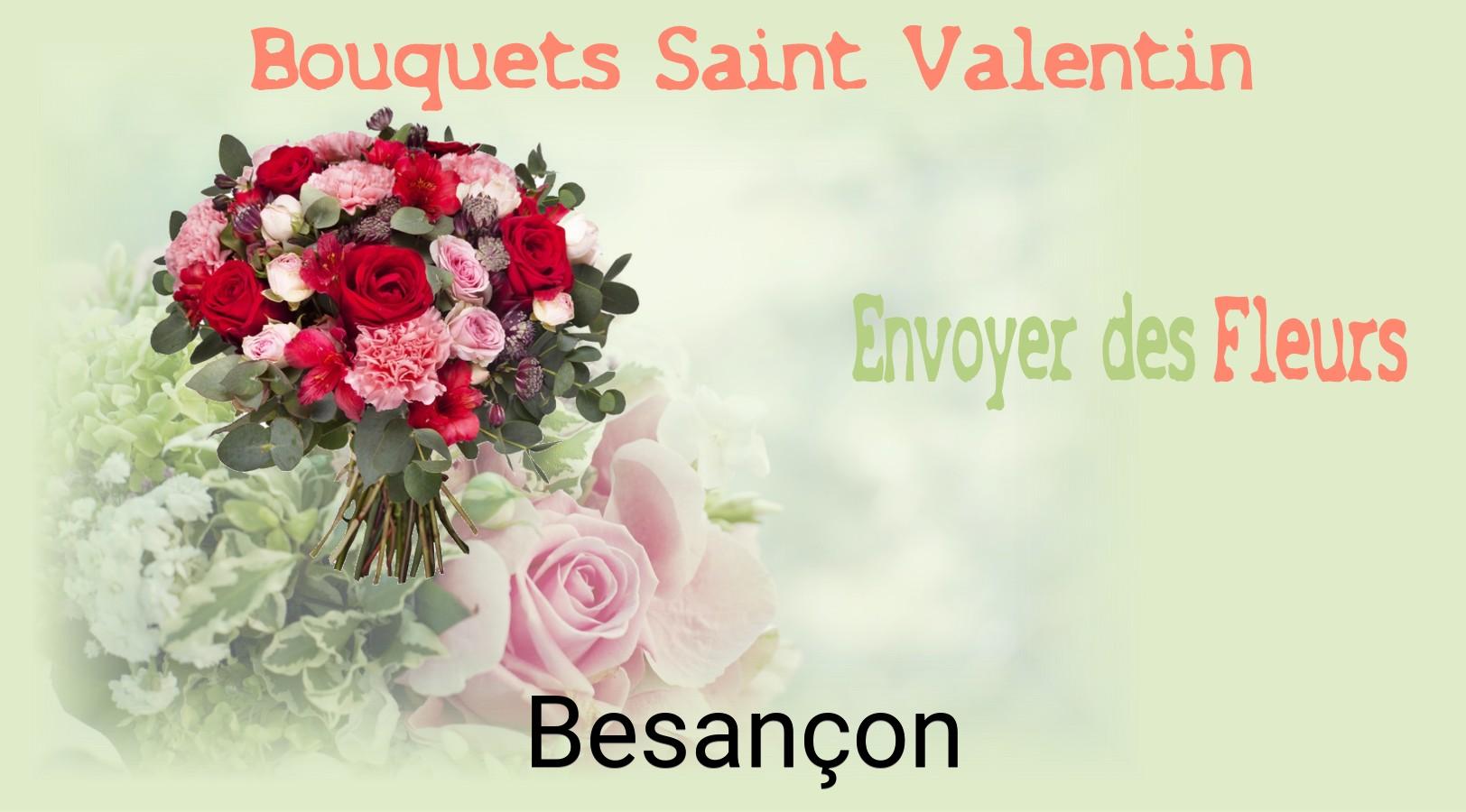 Roses de Saint-Valentin livrées à Besançon